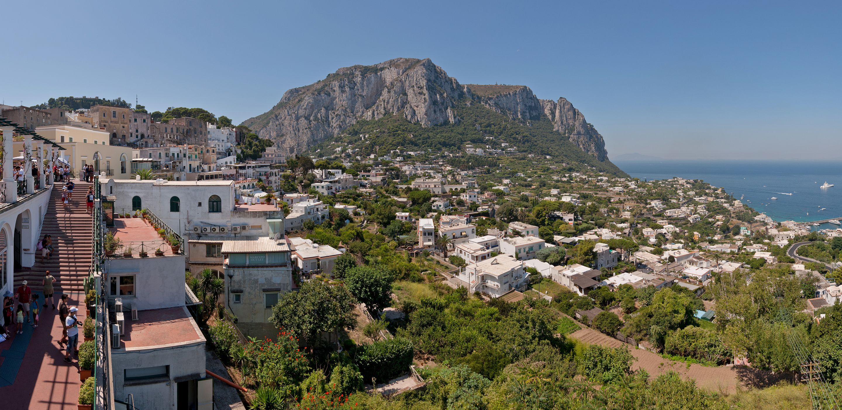 Panorama na Capri